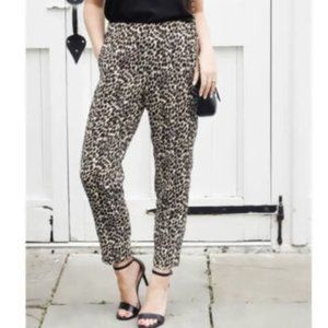 J. Crew Leopard Print Jamie Pull On Pants